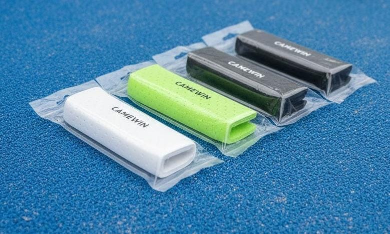 Camewin Pro-Grip multi-color padel overgrips for racket handle